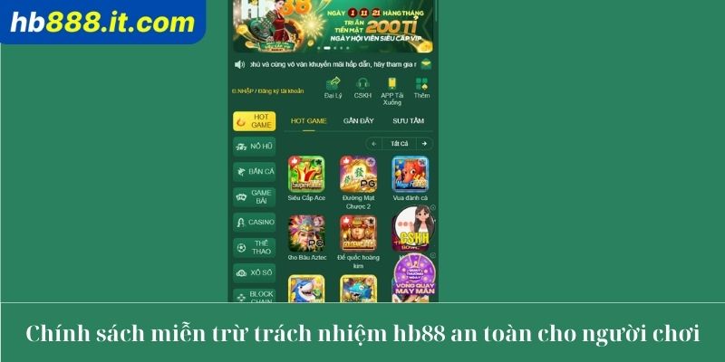 Khái niệm nội dung miễn trừ trách nhiệm Hb88